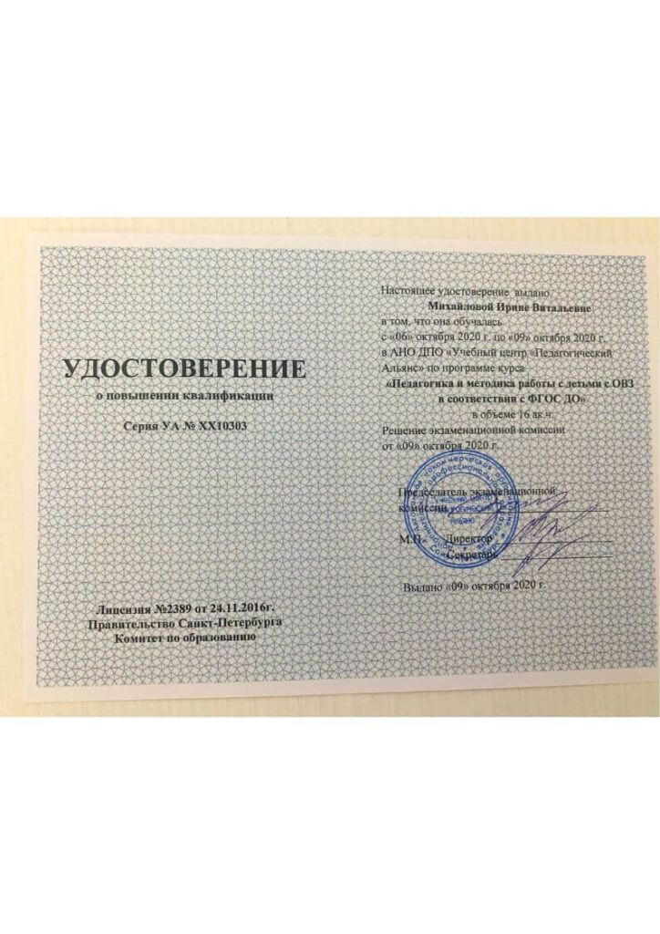 Дипломы Михайлова И